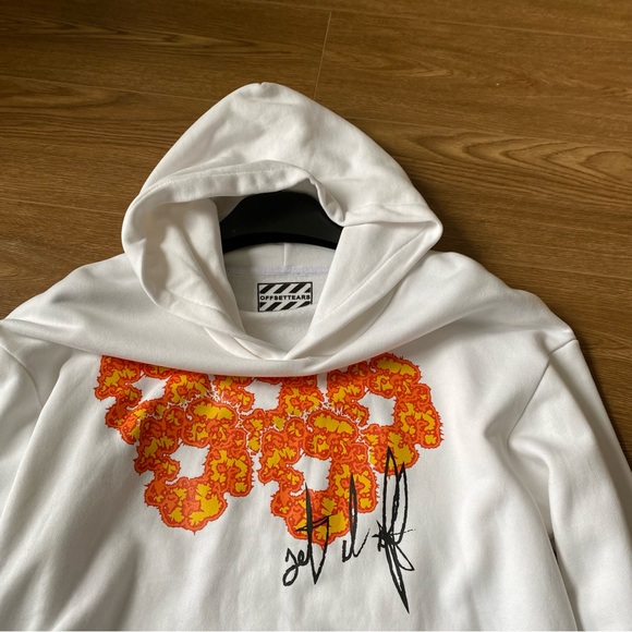 White Denim Tears × Offset The Cotton Wreath
Sweatshirt Hoodie Small - Picture 4 of 11